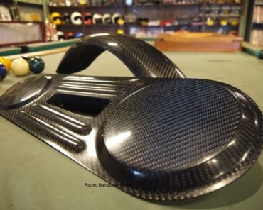 Rodeo Dry Carbon Belt guards and Front Fender